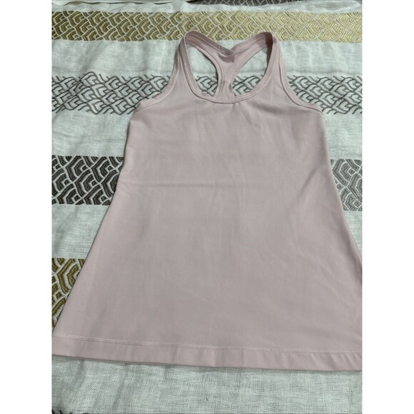 (A1) LuluLemon Pale Pink Racer Back Athletic Women's Top S/M Tank. - Picture 9 of 9